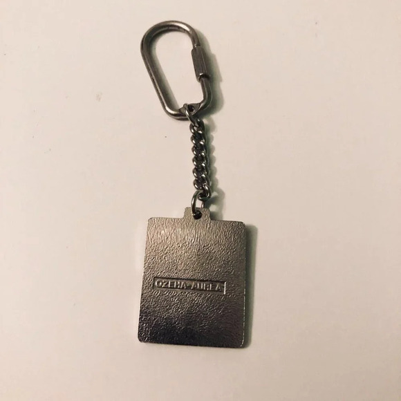 Vtg 1984 Olympic Games Sarajevo  Keychain Key Holder - Picture 5 of 10